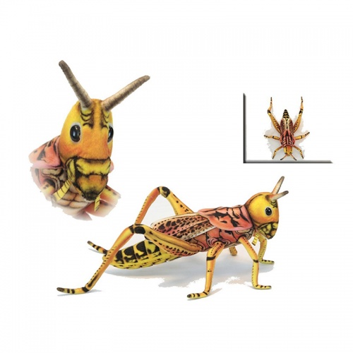 Hansa Locust Grasshopper Plush Soft Toy Insect